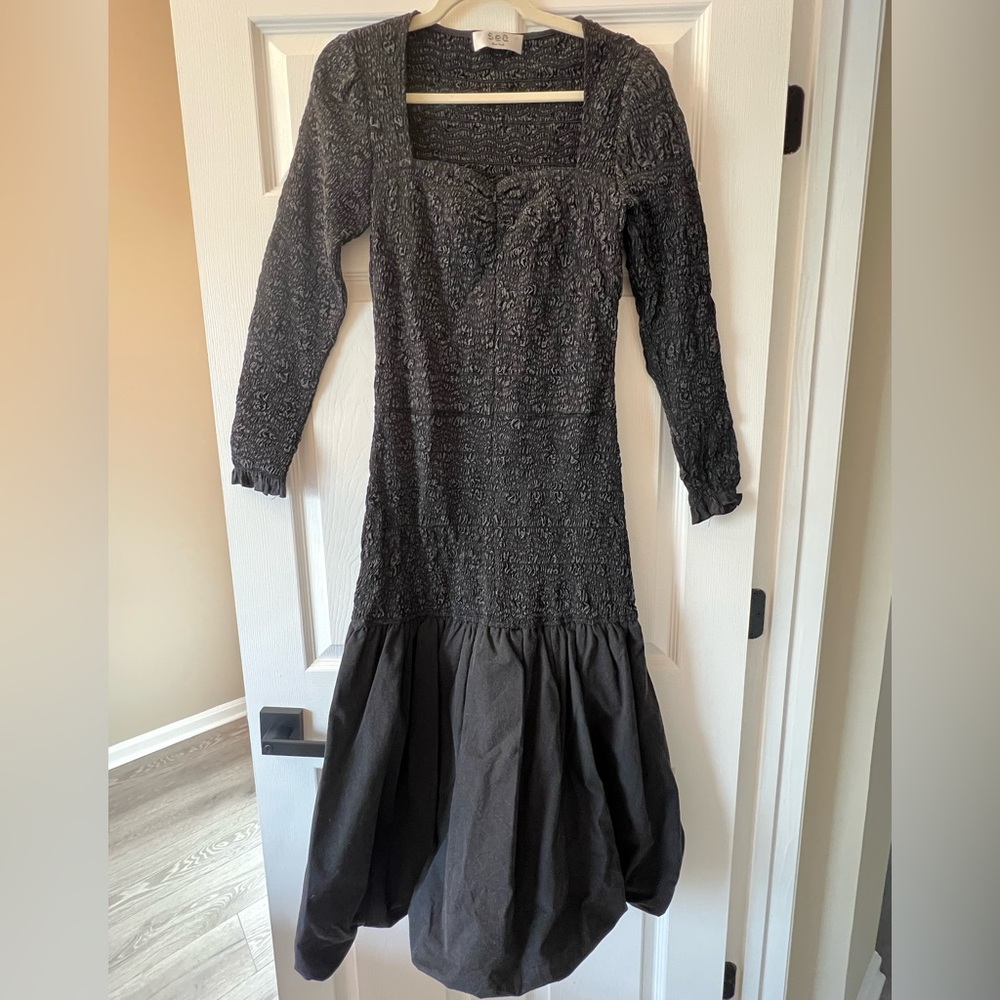 Sea NY Women’s Dress, black color, sample size 4/S